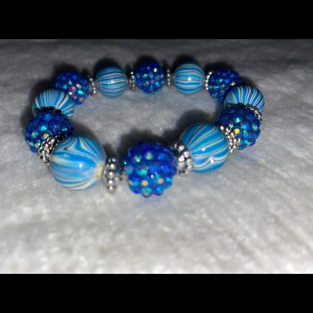 Blue bracelet
